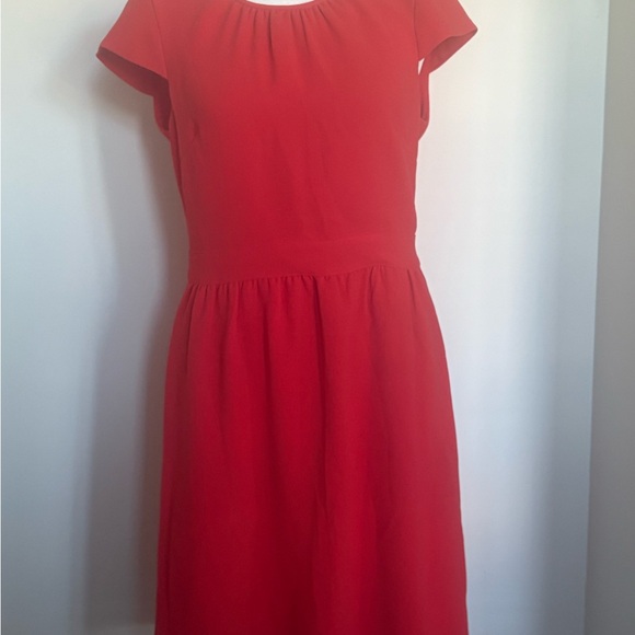 J. CREW Red Dress. Size 6 - Picture 2 of 14